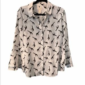 Chicco’s button down blouse 2X